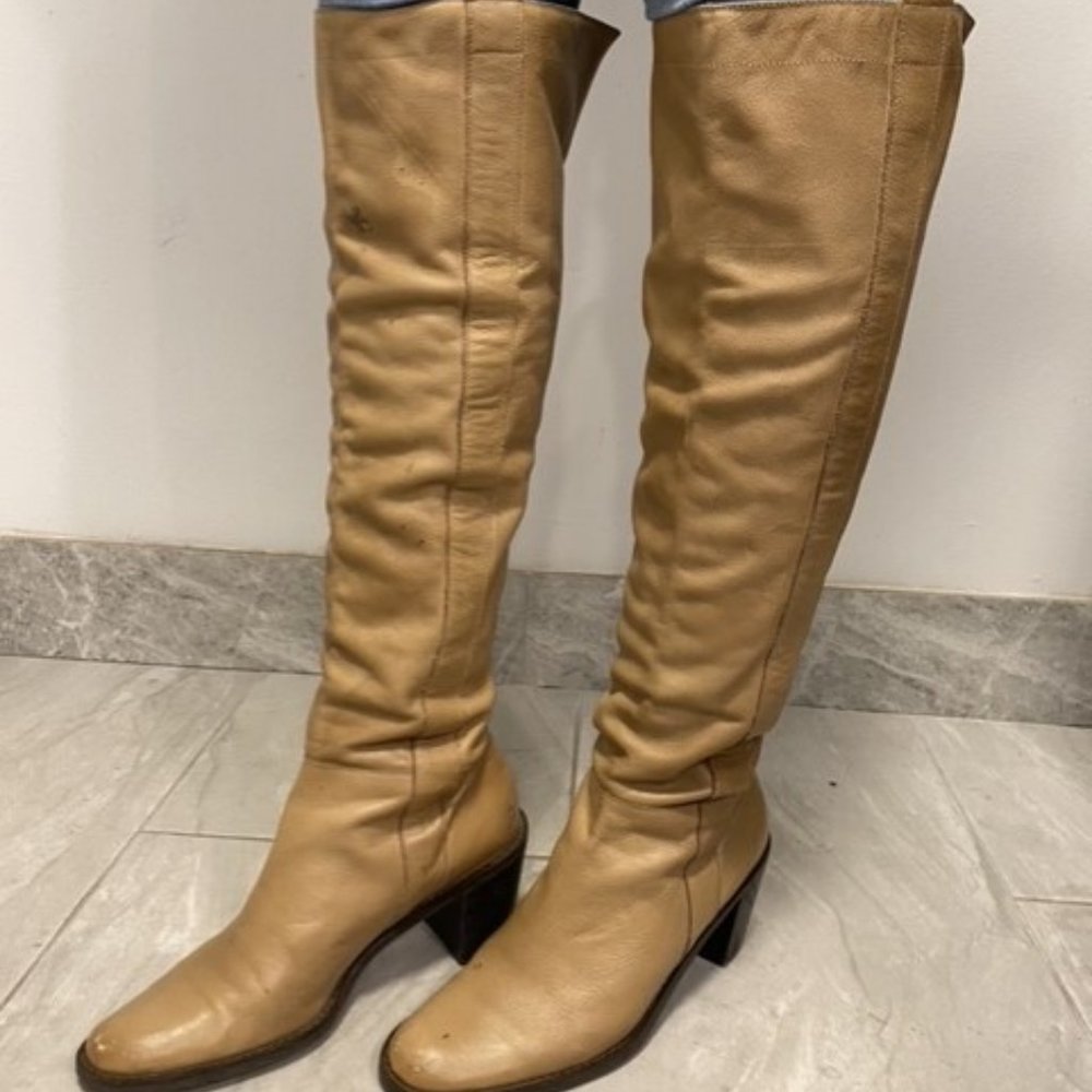 Matisse tan leather boots 8 1/2